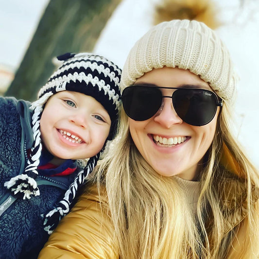 Soft Beanie Fluffy Ball Cap Warm Knitted Hat