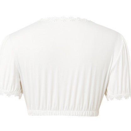 White Oktoberfest Clothing Top Short Sleeve Shirt